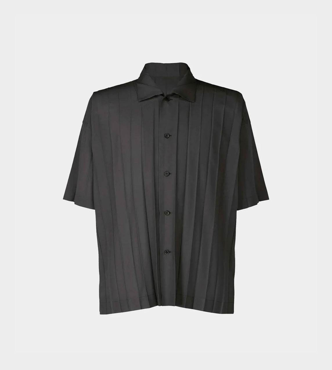 Homme Plisse Issey Miyake - Short Sleeve Edge Shirt Charcoal – WDLT117