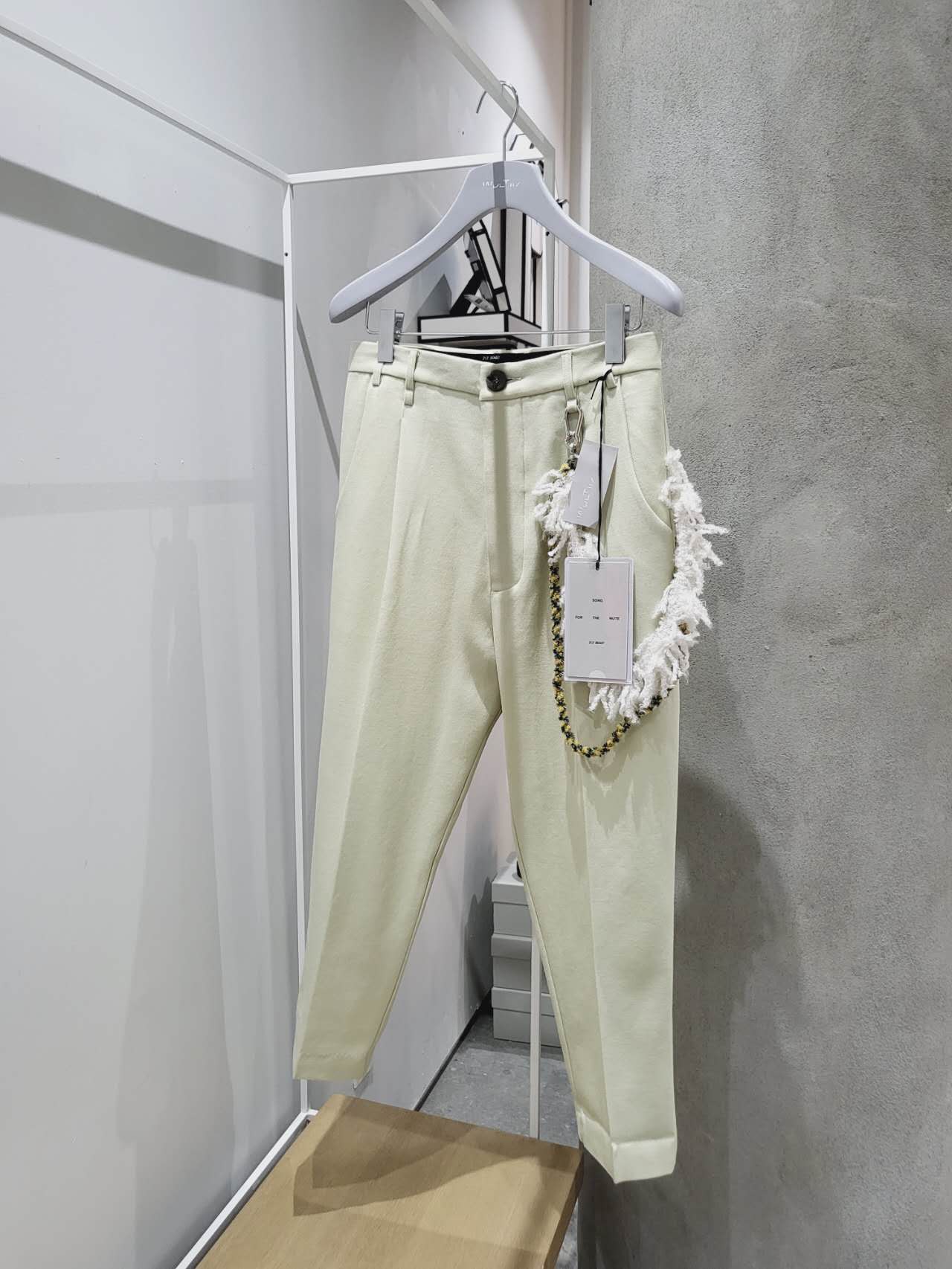 Song For The Mute - Pleated Tapered Pant Limoncello – WDLT117