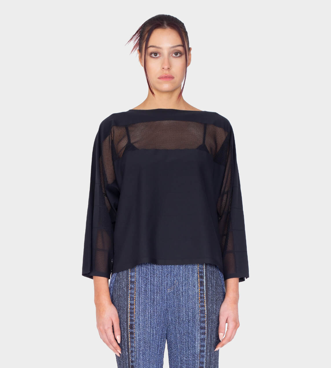 Pleats Please Issey Miyake - APOC 3/4 Sleeve A-line Top – WDLT117