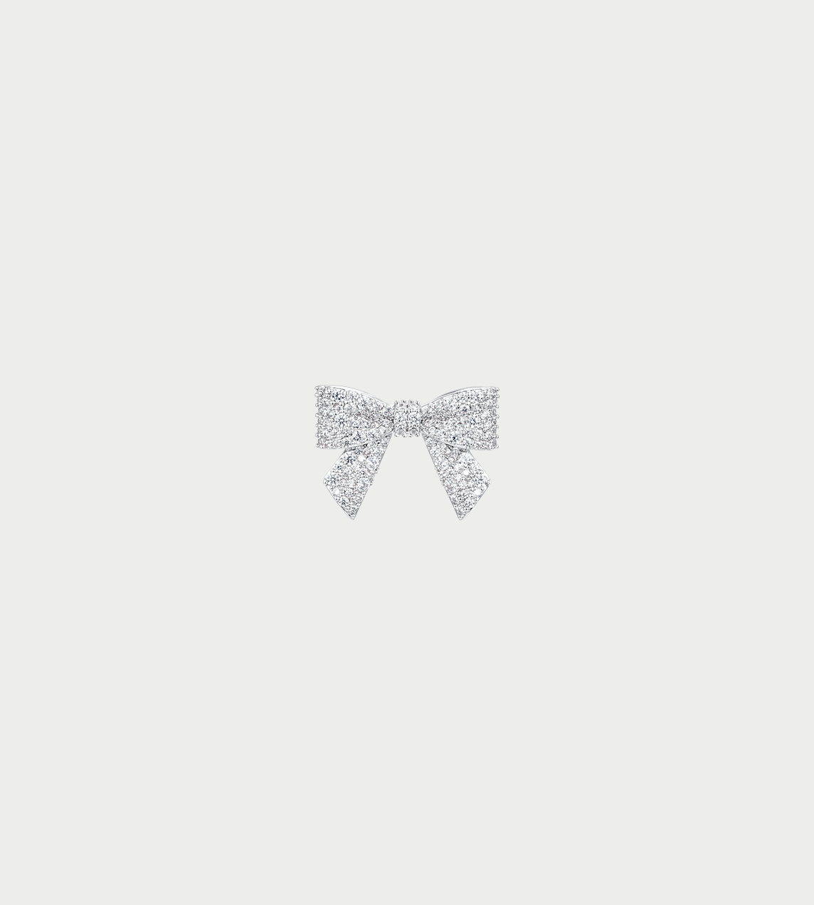 Shushu/Tong- Pave Bowknot Earring 