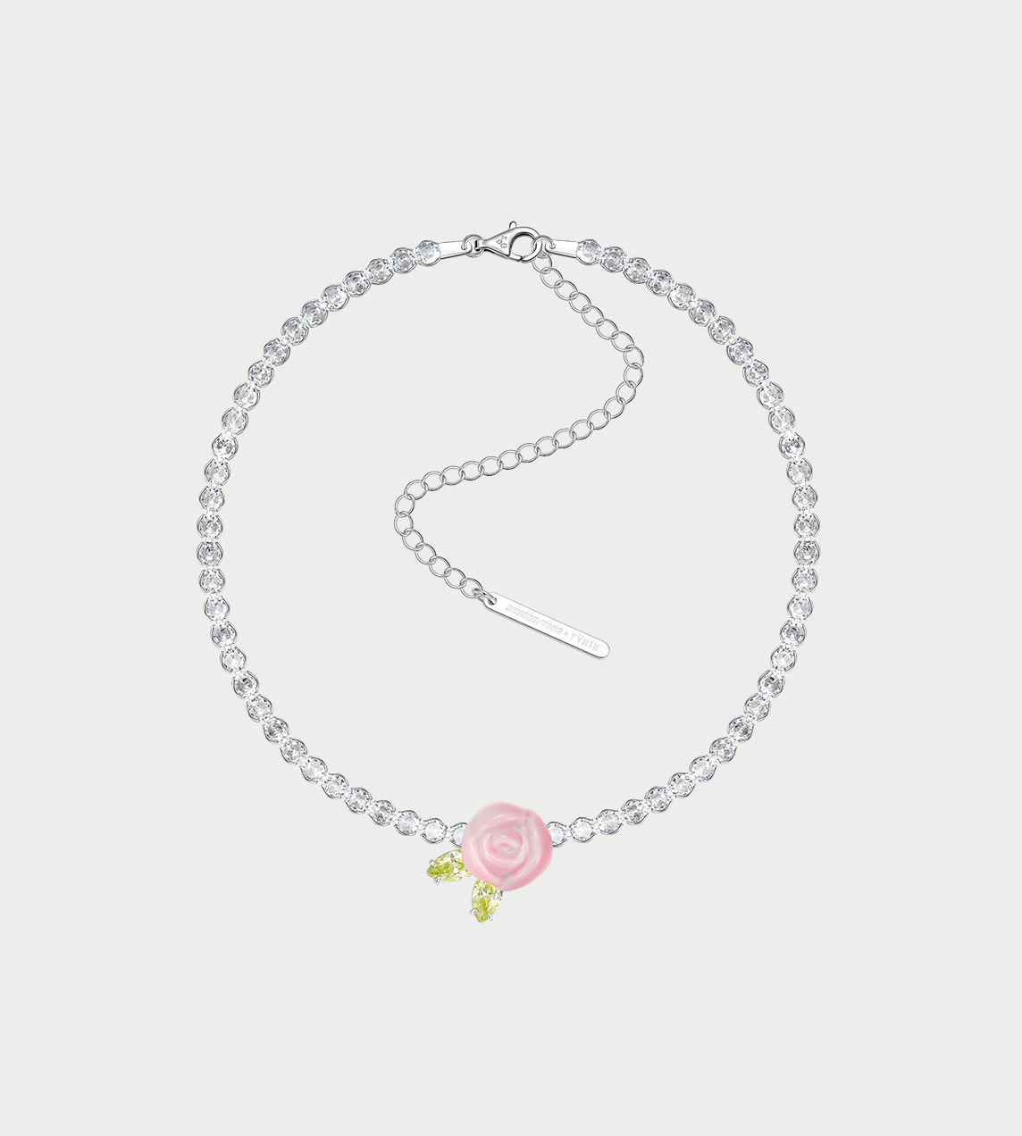 Shushu/Tong - Ceramic Rose Chocker Pink