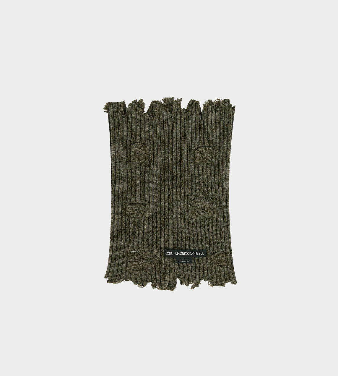 Roghen Wool Neck Warmer Green