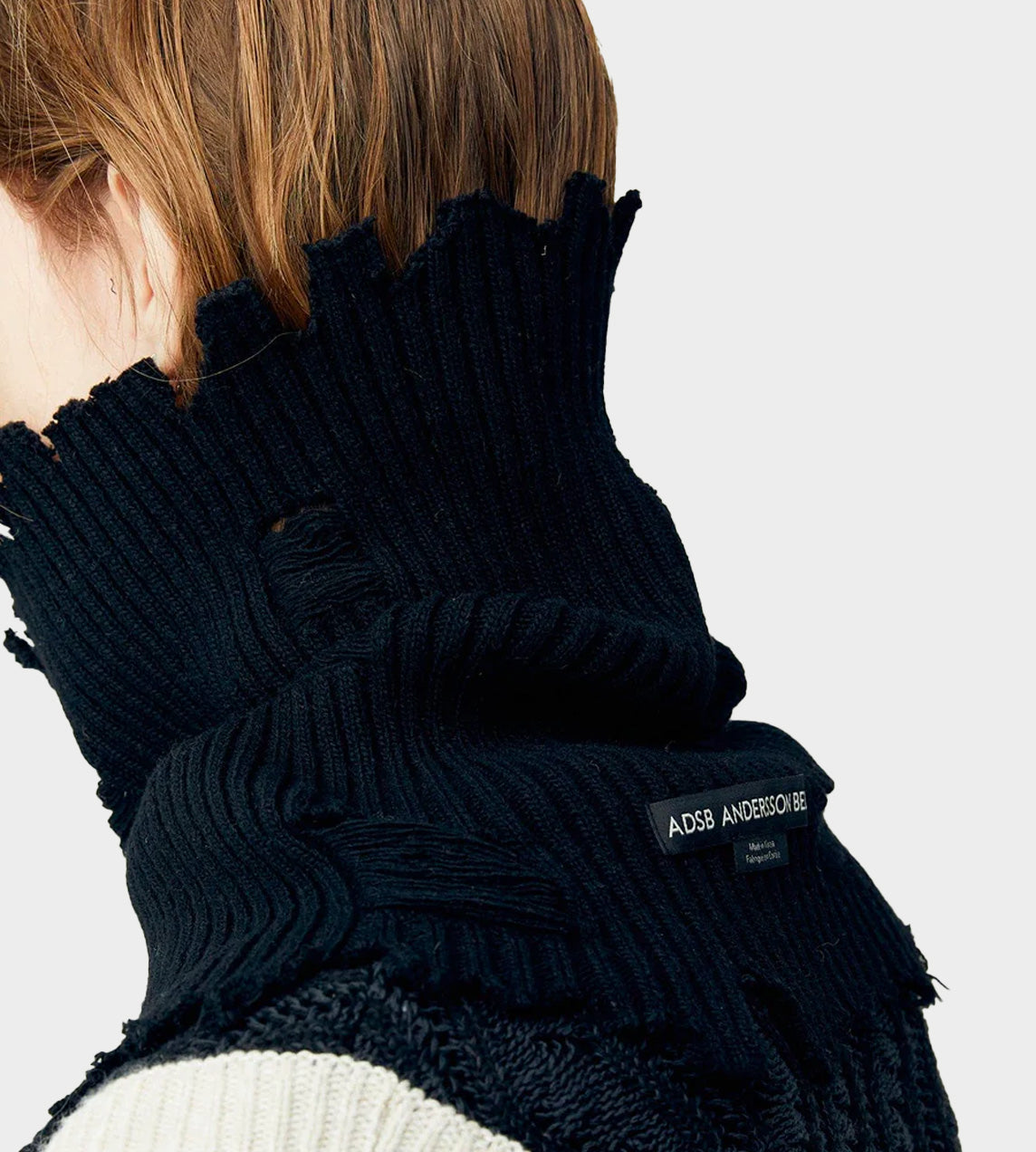 Roghen Wool Neck Warmer Blk