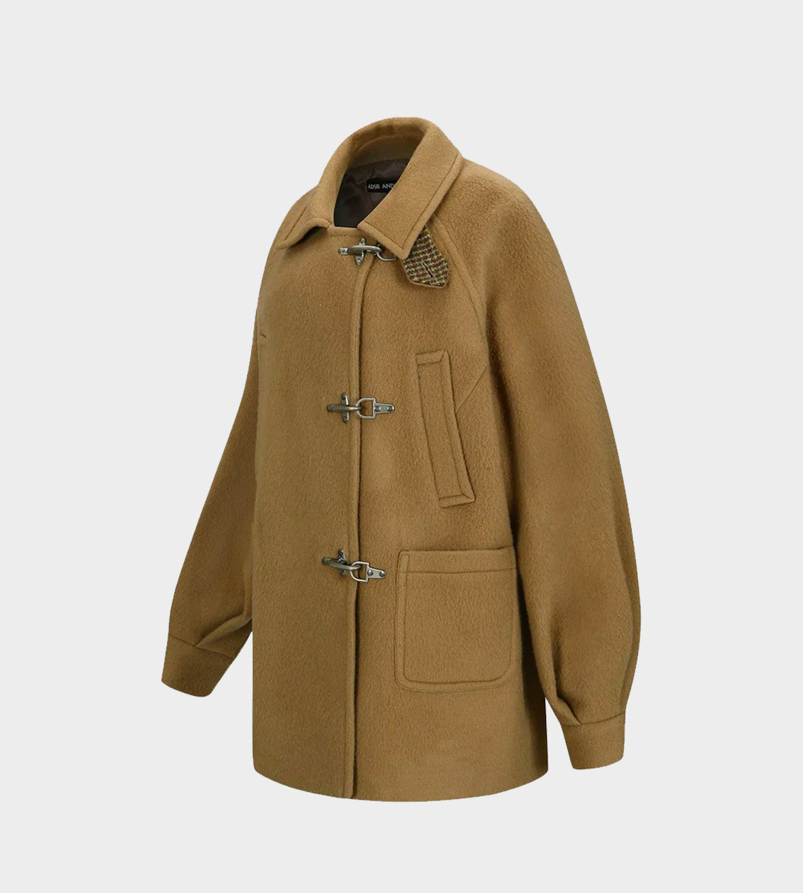 Oversized Pea Coat Brown