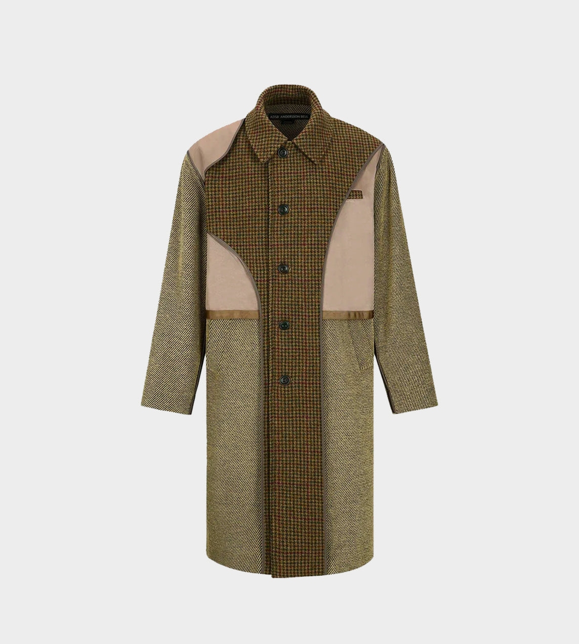 ANDERSSON BELL - Inside-out Wool Coat Brown