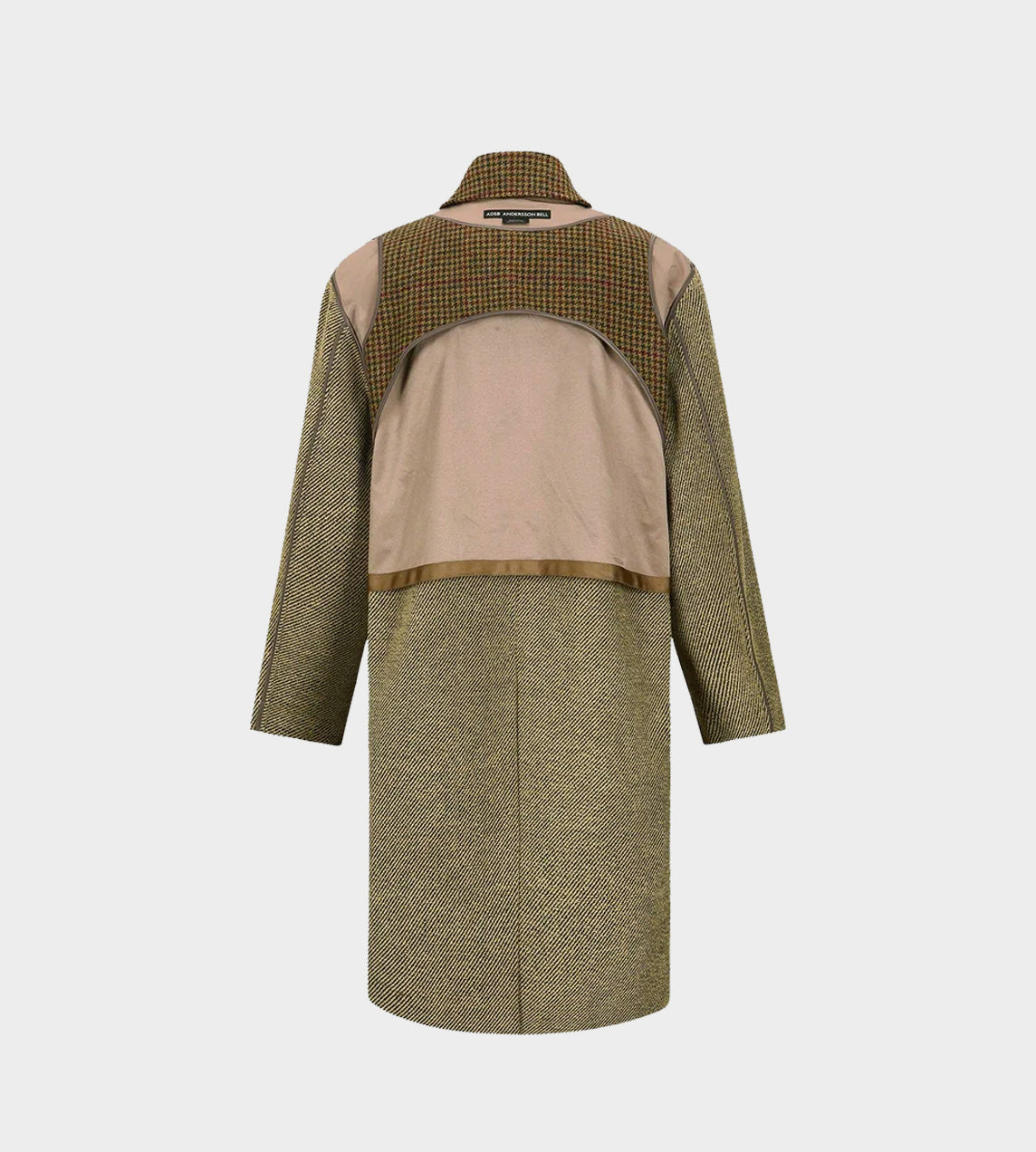 ANDERSSON BELL - Inside-out Wool Coat Brown