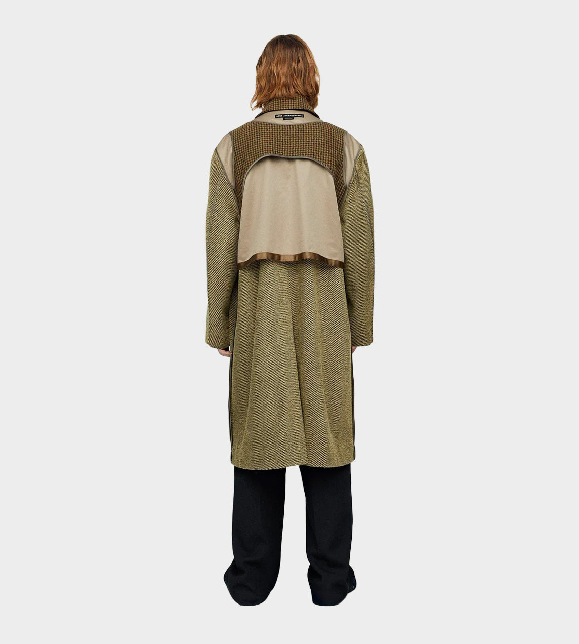 ANDERSSON BELL - Inside-out Wool Coat Brown