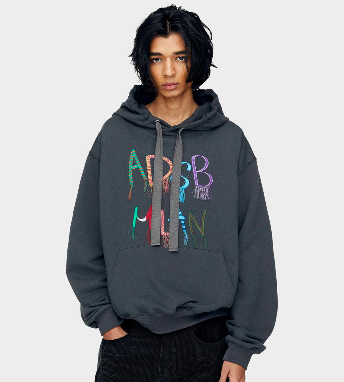 ANDERSSON BELL - Milan Embroidery Hoodie Grey