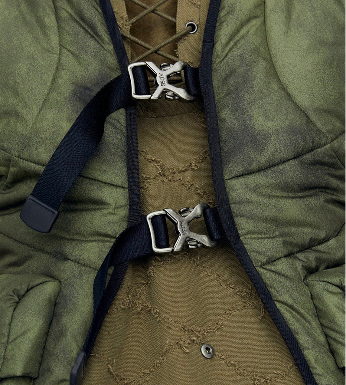 ANDERSSON BELL - Marble Padded Vest Green