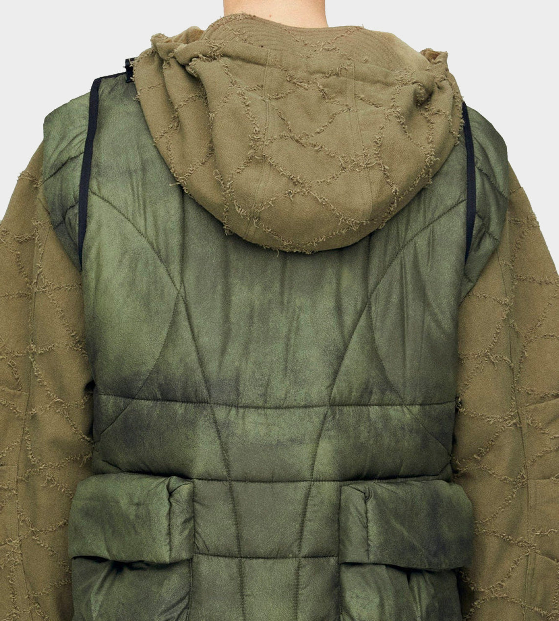 ANDERSSON BELL - Marble Padded Vest Green