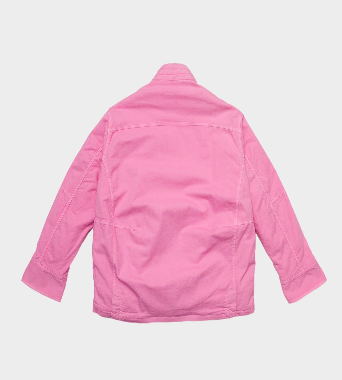 Multi-Pocket Work Jacket Pink