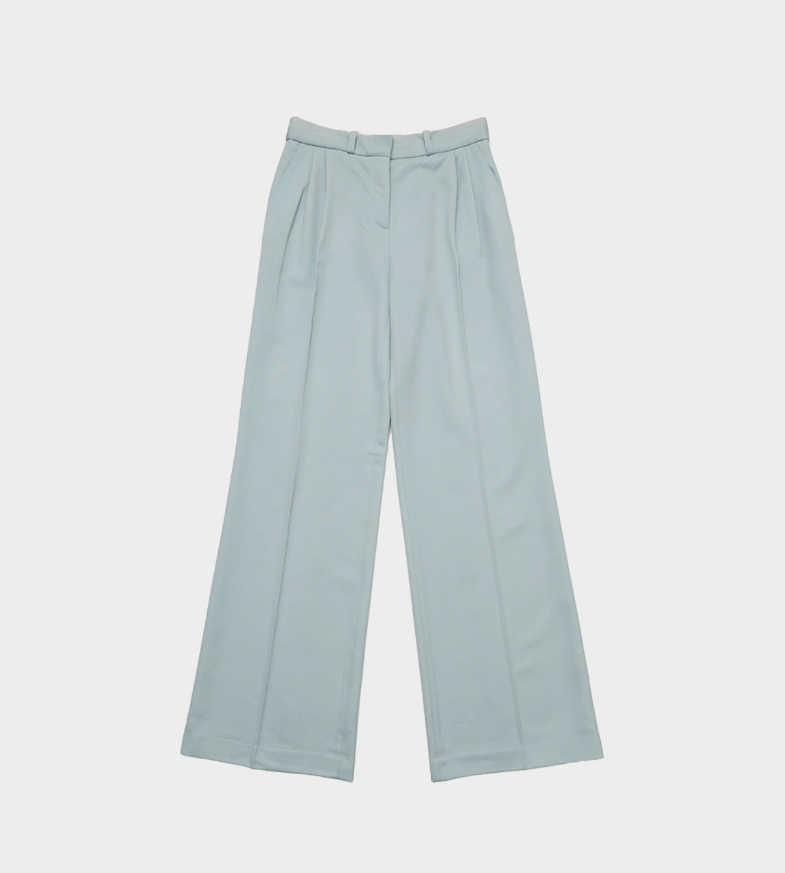 Wide Leg Tailored Trousers Green