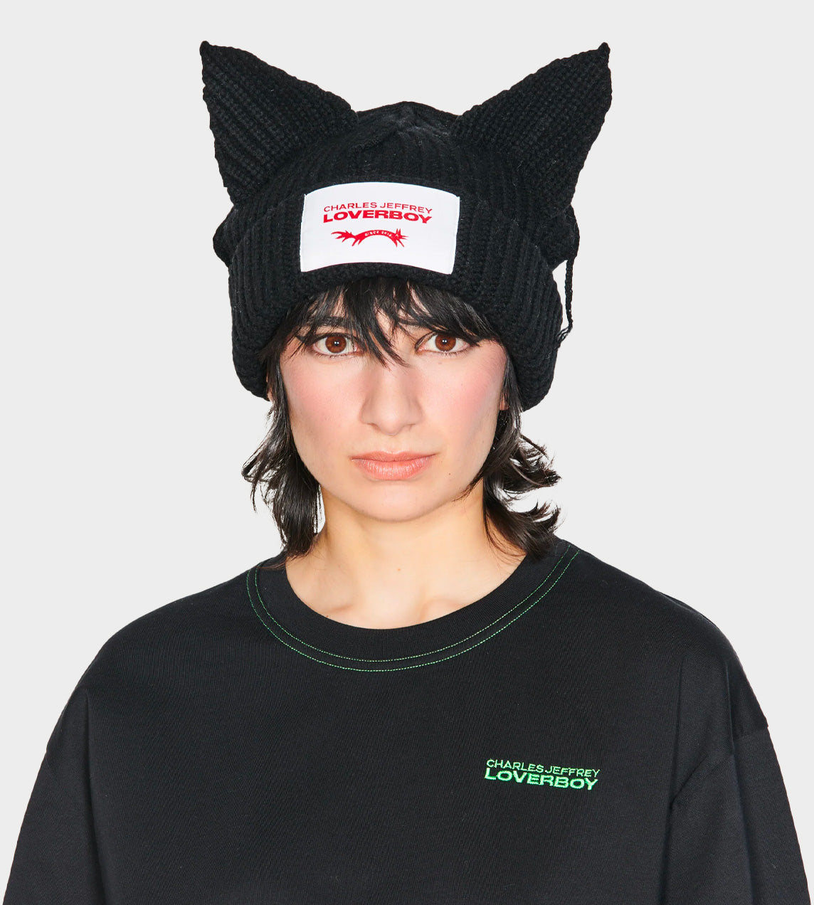 Chunky Ears Beanie Blk