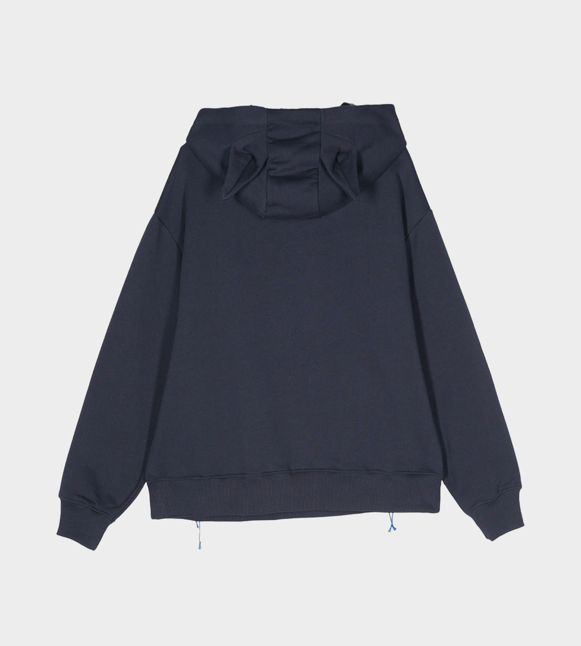 Patch Ears Hoodie Navy