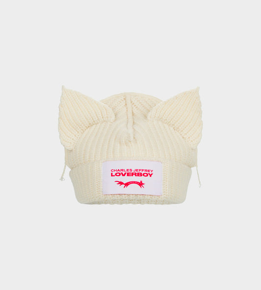 Chunky Ears Beanie Ecru