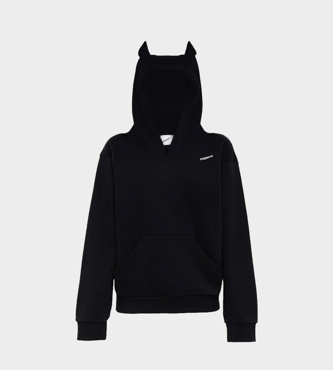 Horn Hoodie Black