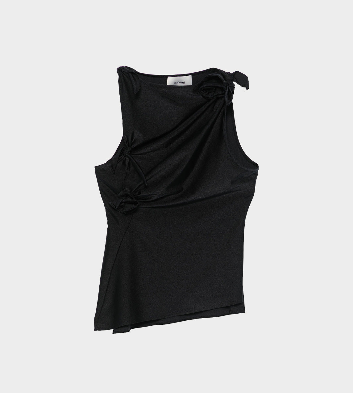 Coperni - Asymmetric Flower Top Blk