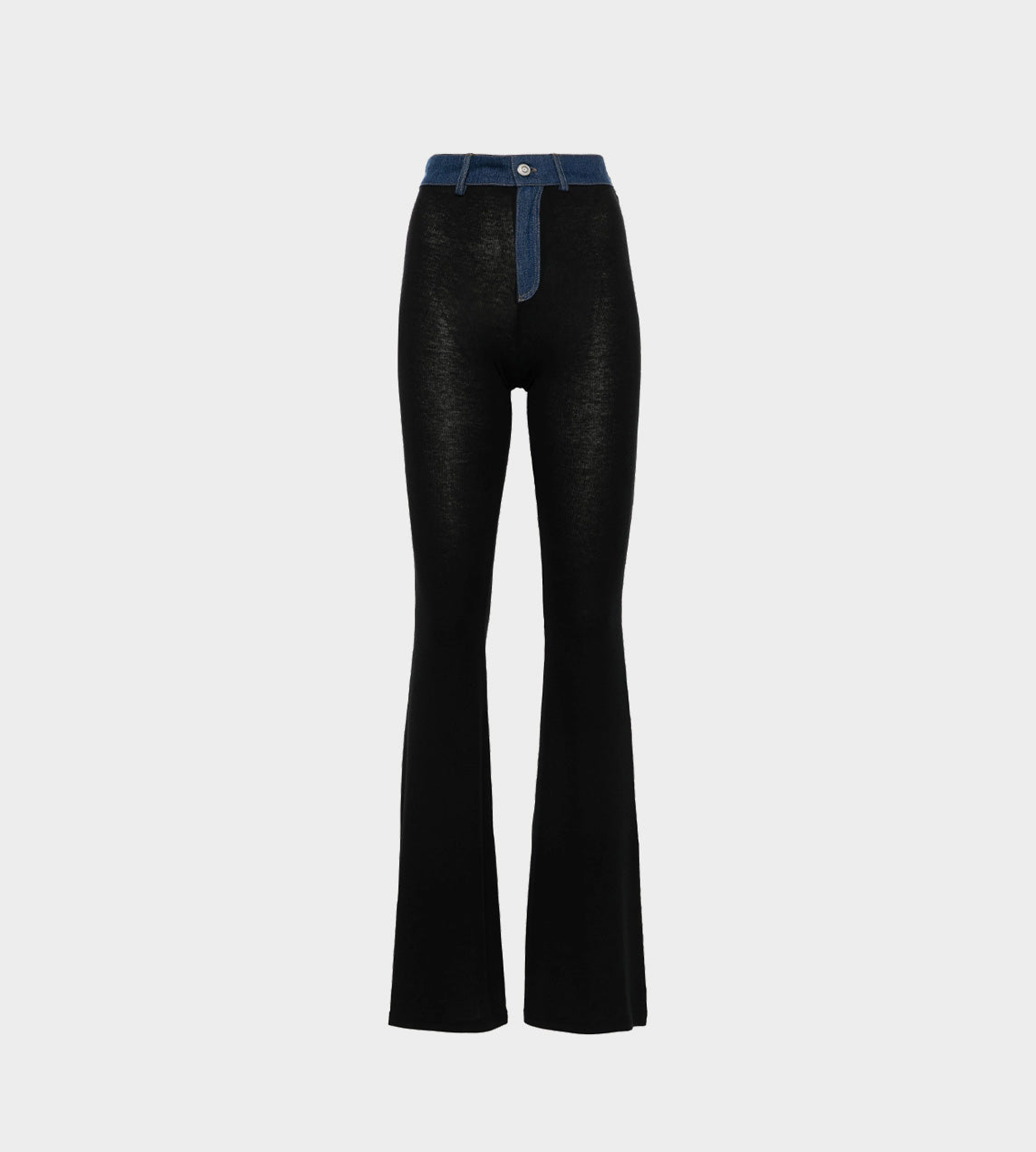 Second Skin Rib Denim Pants