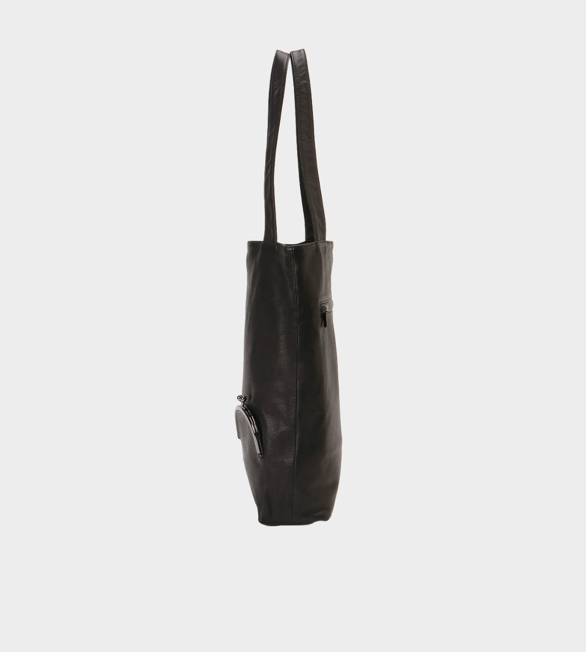 Clasp-Pk Tote Blk