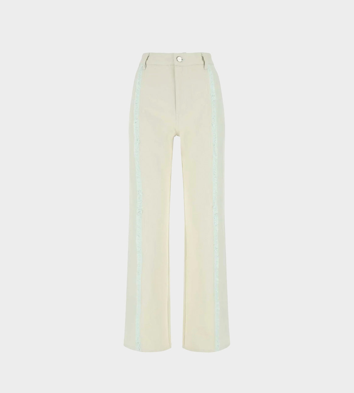 Dion Lee - Frayed Two Tone Jeans Natural