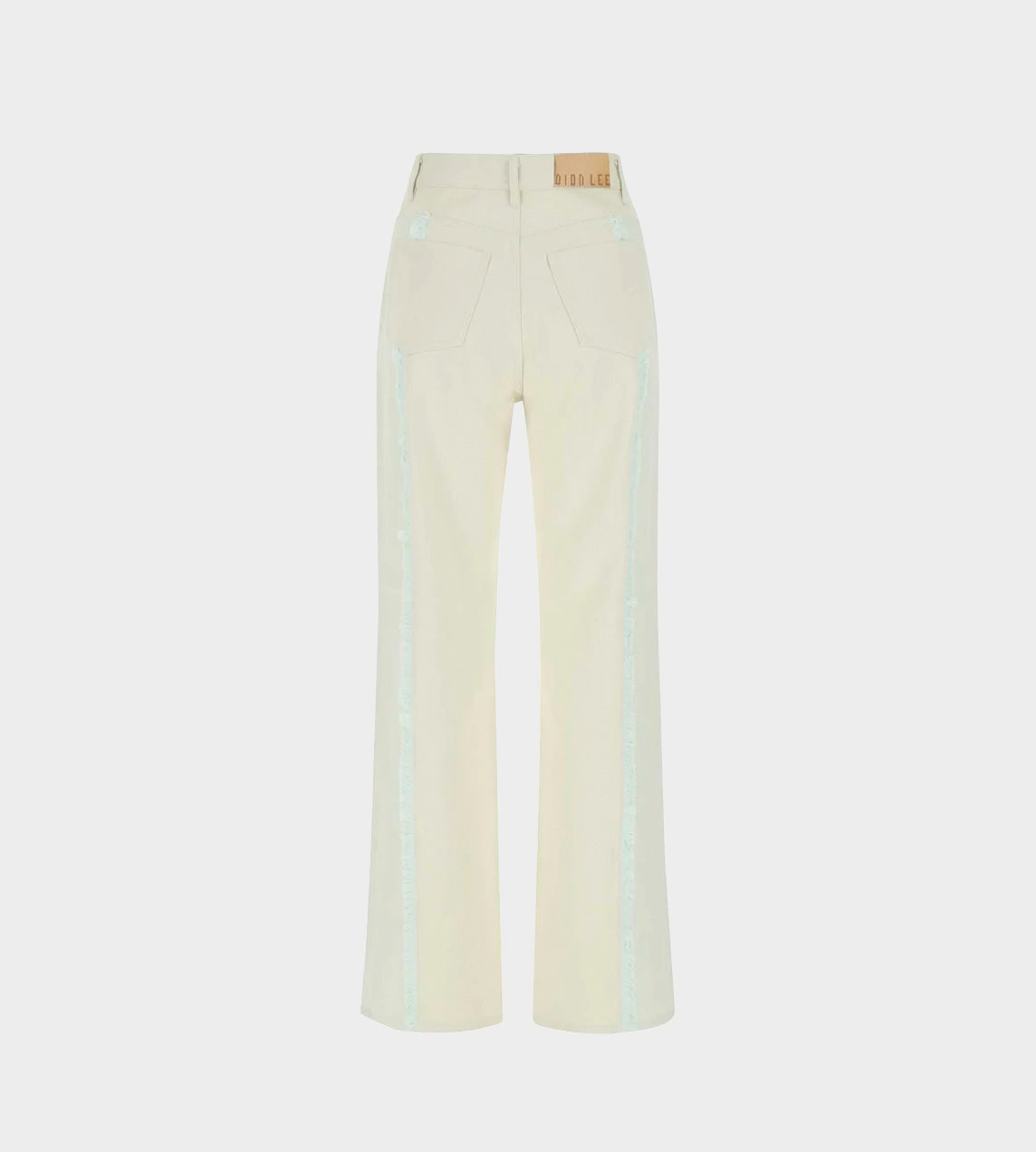 Dion Lee - Frayed Two Tone Jeans Natural