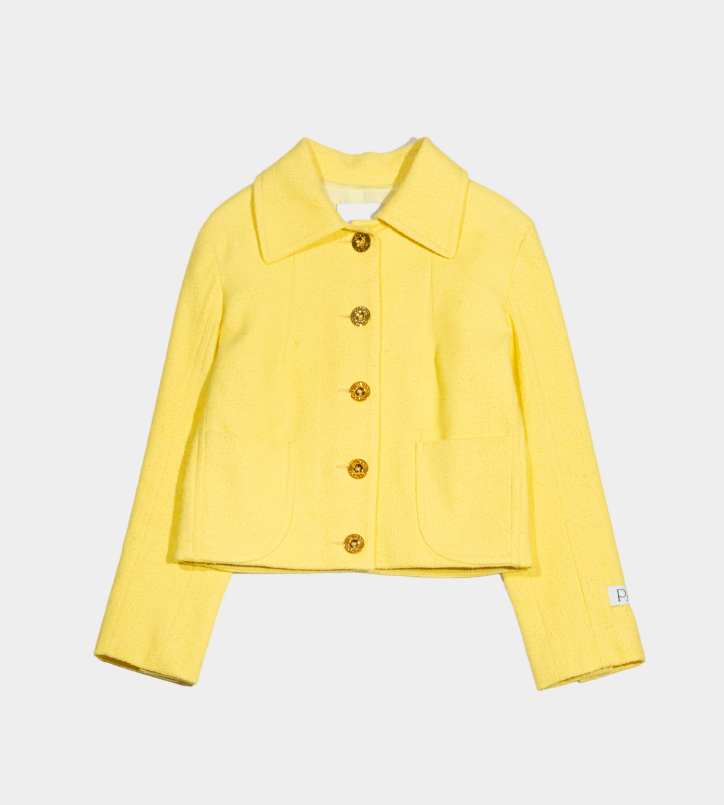 Patou - Tweed Tailored Short Jacket Mimosa