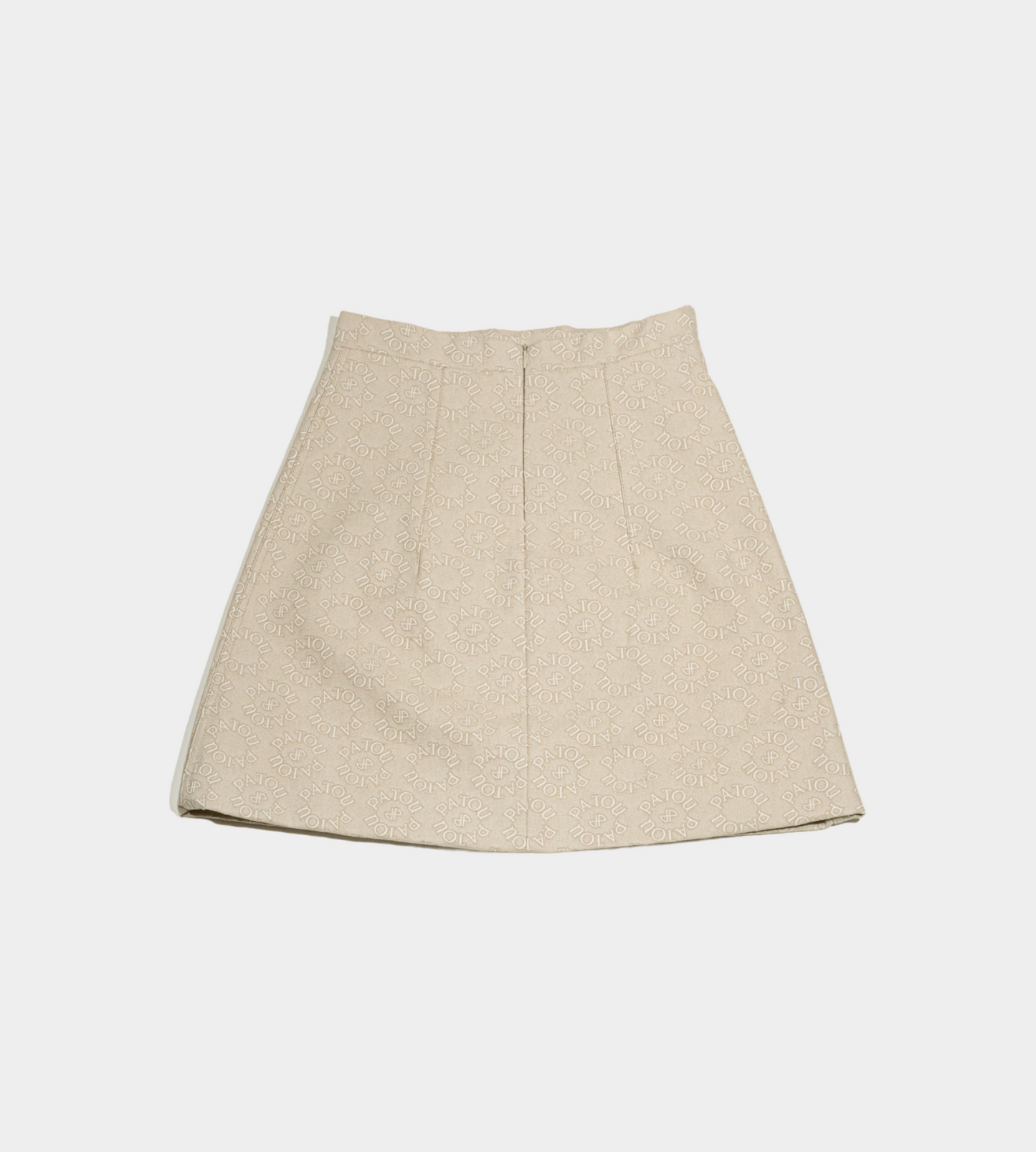 Patou - Medallion Jacquard Skirt Beige