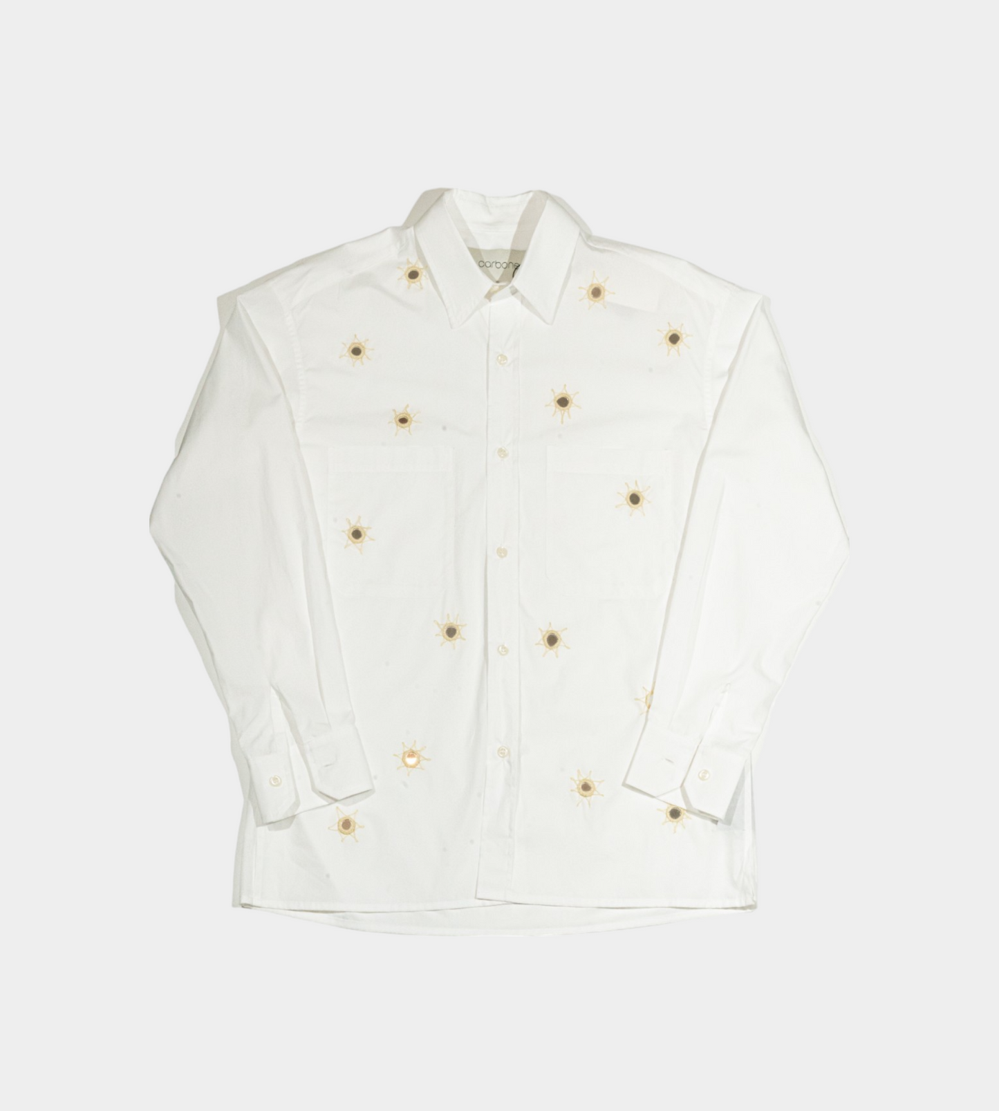 Carbone - Espejos Embroidered Front Shirt