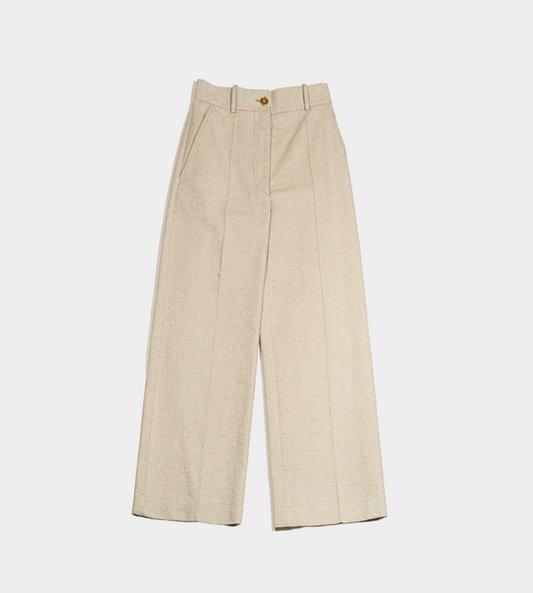 Patou - Medallion Jacquard Trousers Beige