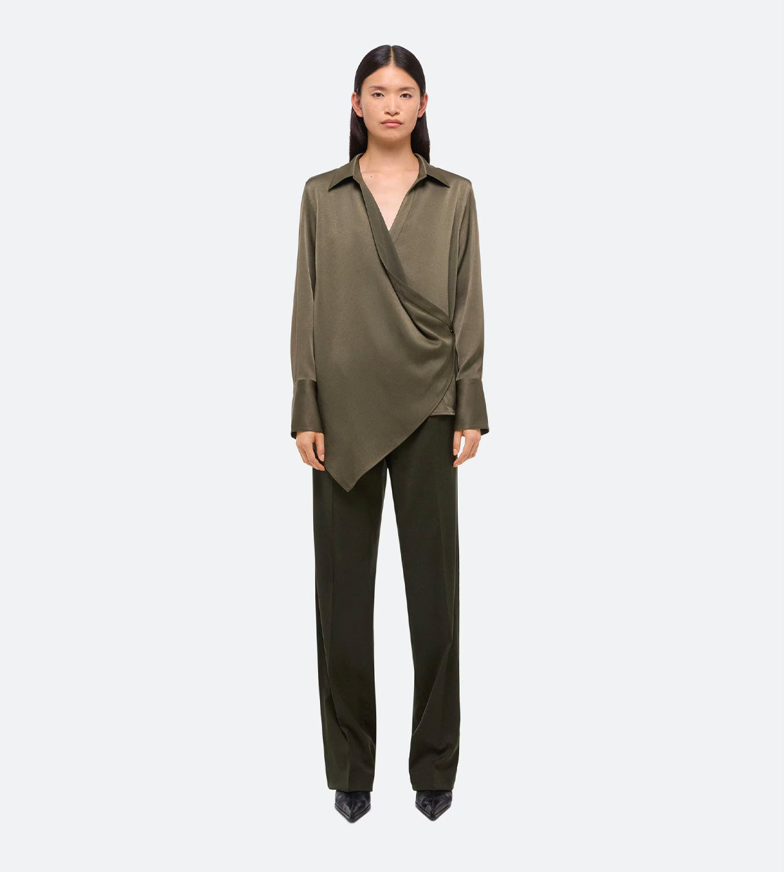 Helmut Lang - Wrap Relax Shirt Olive