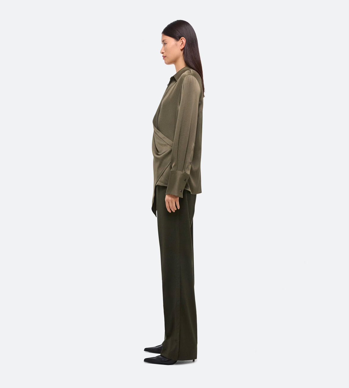 Helmut Lang - Wrap Relax Shirt Olive