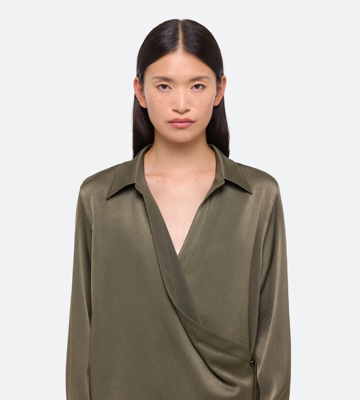 Helmut Lang - Wrap Relax Shirt Olive