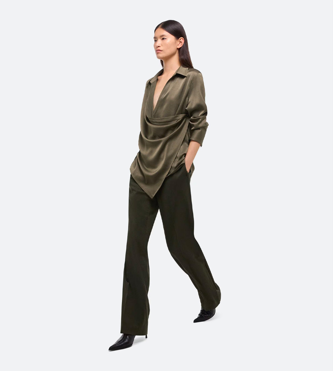 Helmut Lang - Wrap Relax Shirt Olive