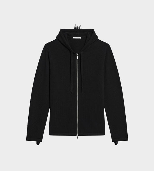 Helmut Lang - Mohawk Full Zip Hoodie Blk