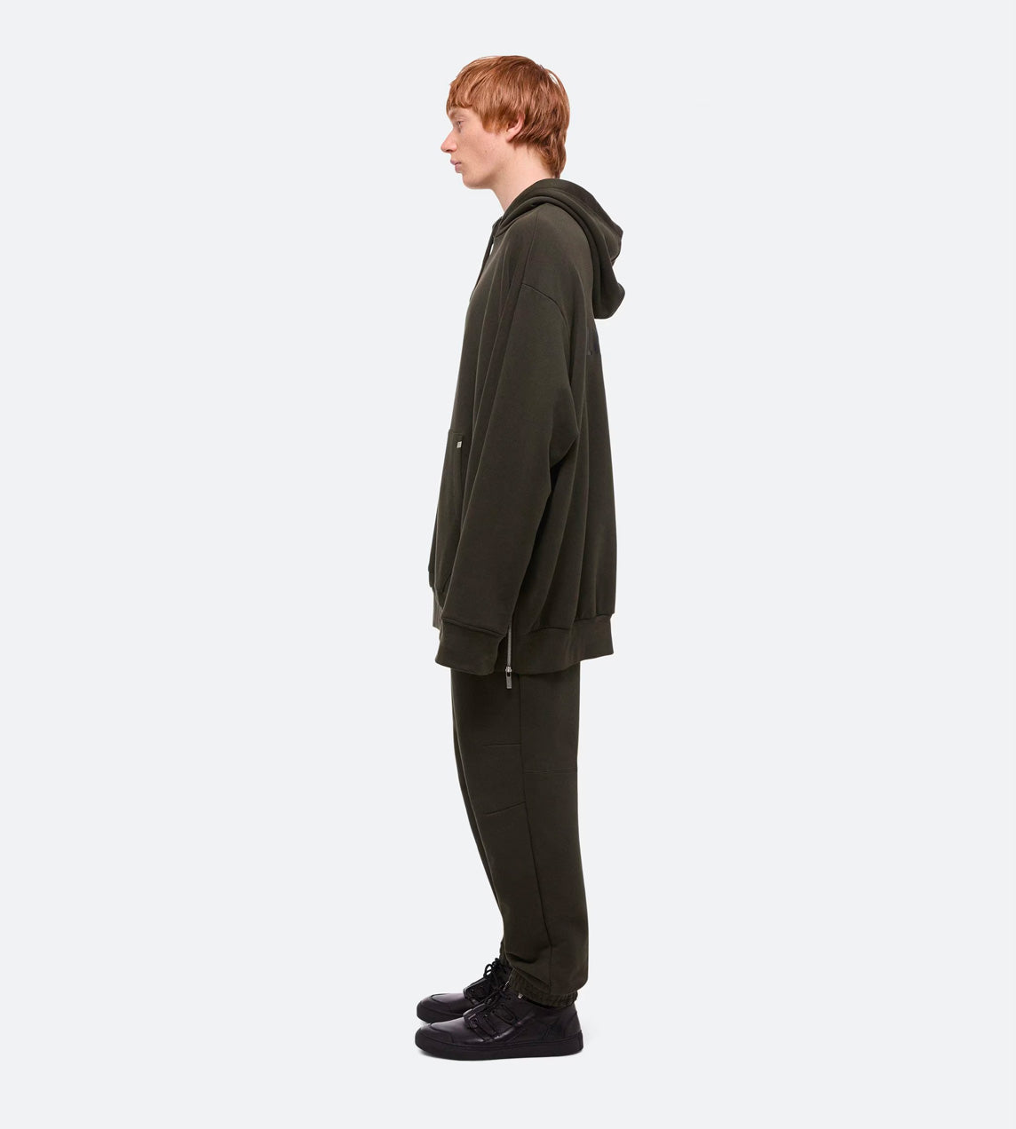 Helmut Lang - Mega Zip Hoodie Seaweed