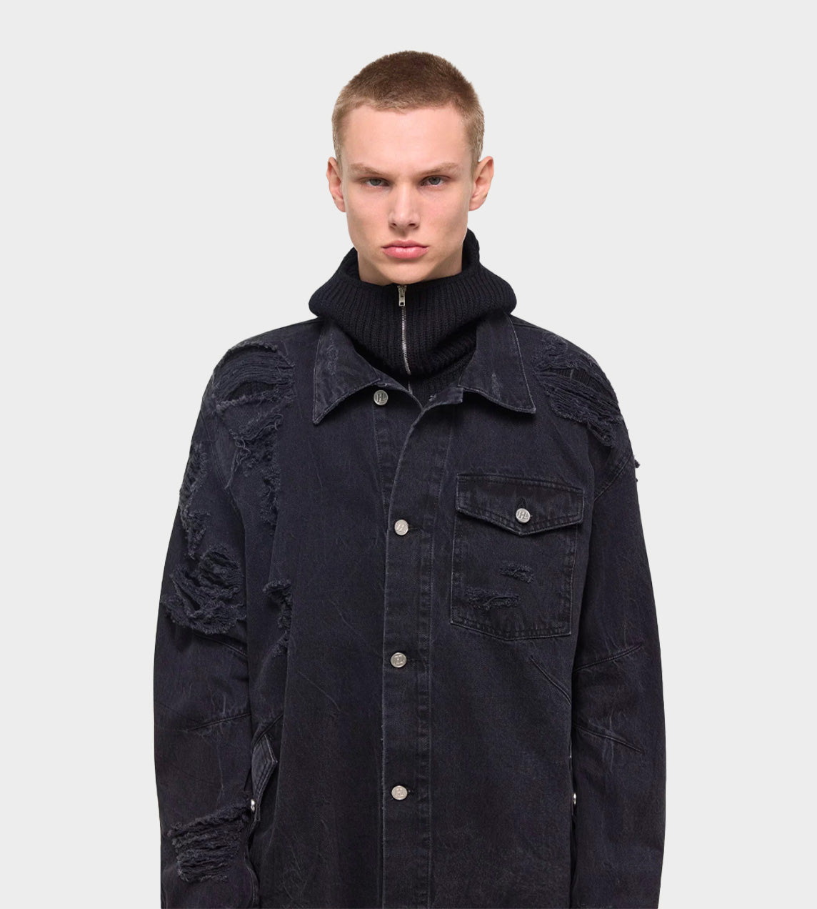 Helmut Lang - APEX Denim Shirt Black