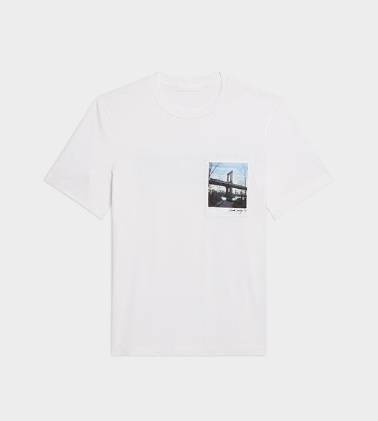 Helmut Lang - Postcard Tee Bridge White