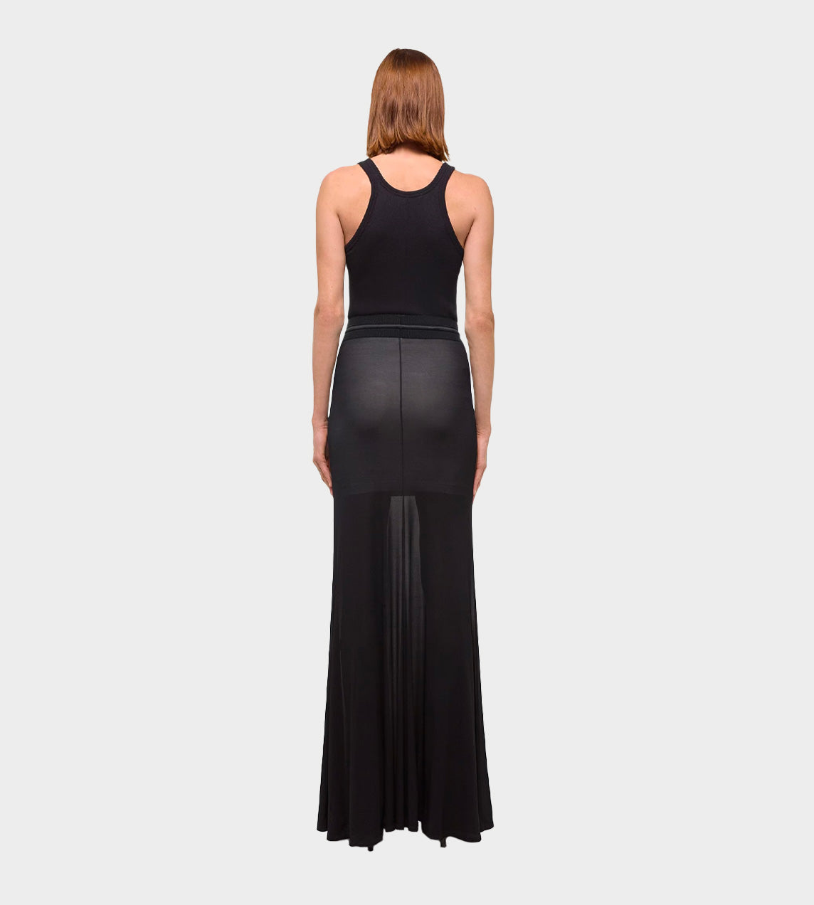 Hosiery Maxi Skirt Blk