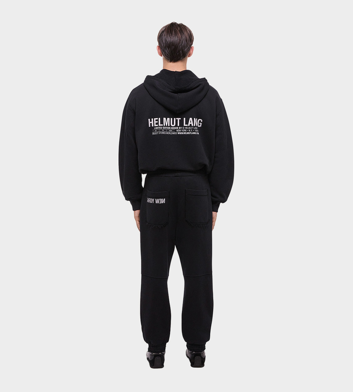 Helmut Lang - Reverse NY Sweat Pants Black