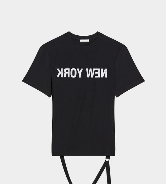 Helmut Lang - NY Belt Tee Black