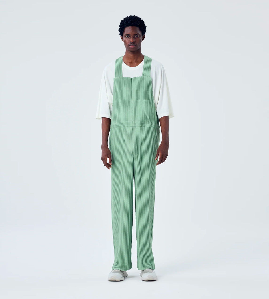 Pleats Overall Avocado