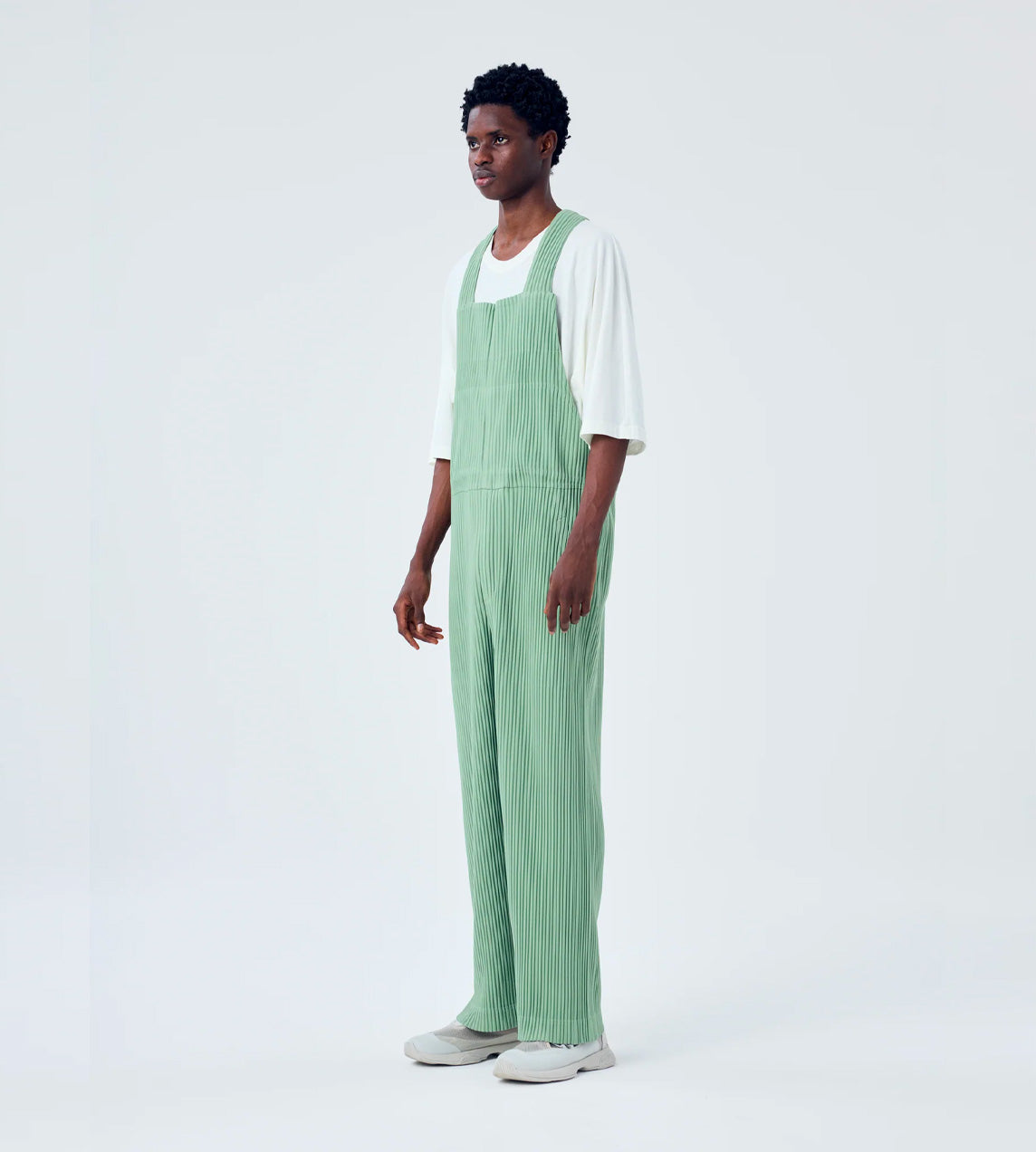 Pleats Overall Avocado