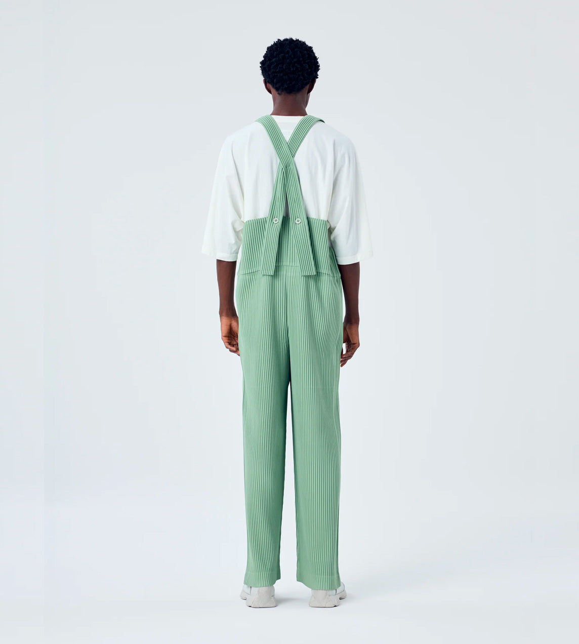 Pleats Overall Avocado