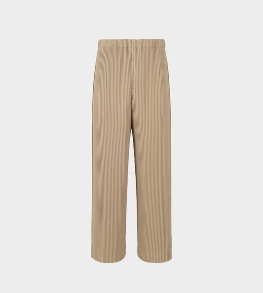 Pleated Wide Leg pants Beige