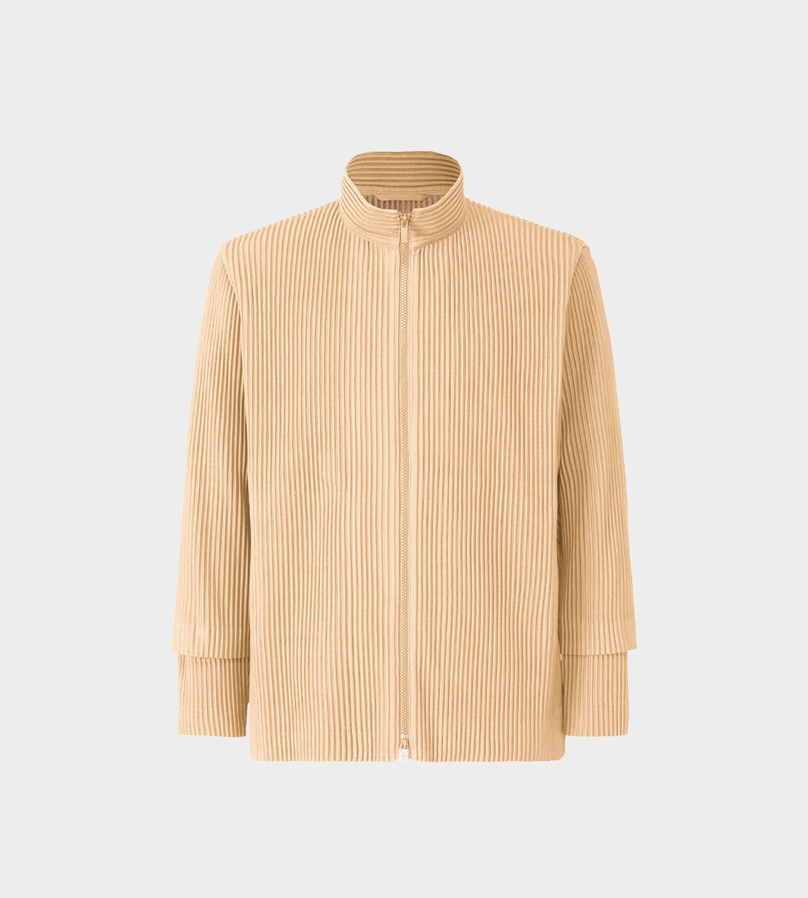 Homme Plisse - Cargo Pleated Jacket Beige