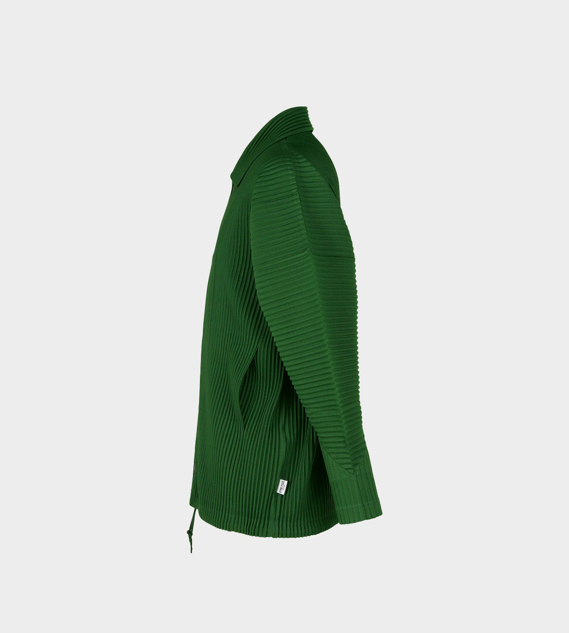 Pleated LS Polo Jacket Green