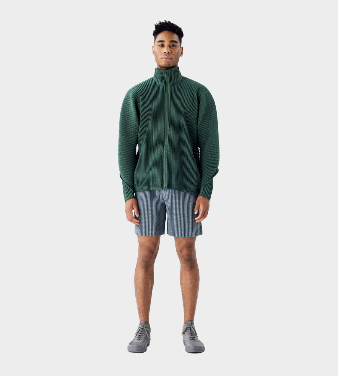 Homme Plisse Issey Miyake - Outer Mesh Short Grey – WDLT117