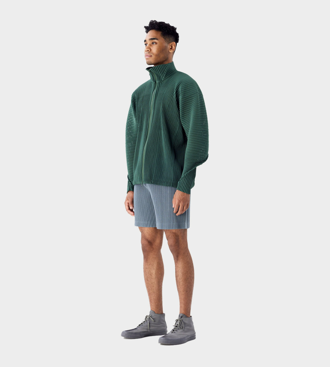 Homme Plisse Issey Miyake - Outer Mesh Short Grey – WDLT117