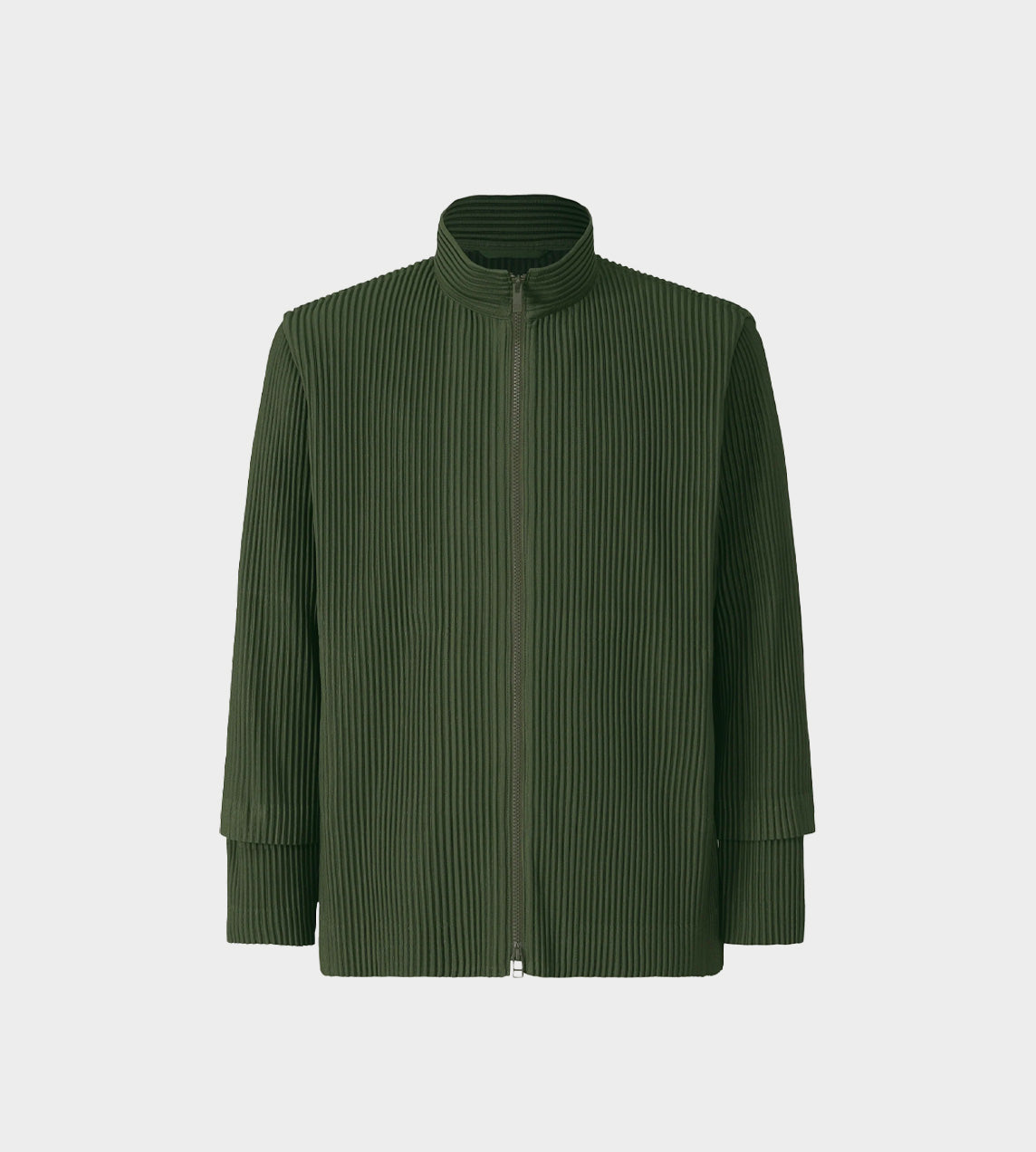 Homme Plisse - Cargo Pleated Jacket Green