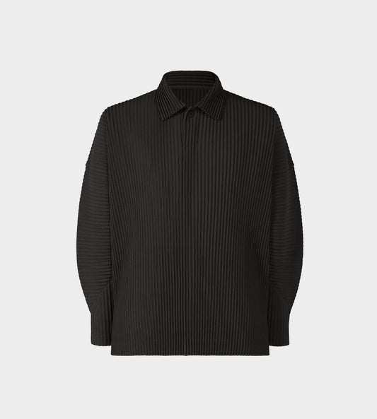 MC Oct Pleated Shirt Black